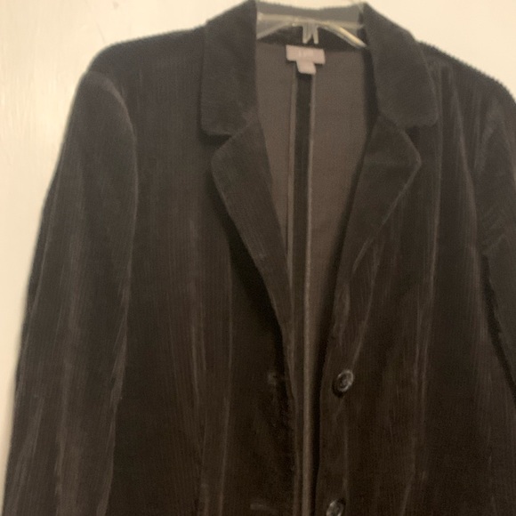 EUC-J.Jill Women’s Dark Brown Corduroy Style Coat. Size Large. - Picture 2 of 3